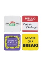 Podmetači Set 4 - Friends, Quotes