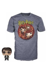 Set majica i figura POP! - HP, Trio, S