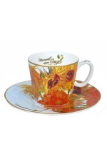 Šolje - za espreso set 2, Van Gogh, Sunflowers, 100 ml