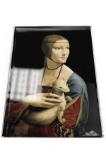 Čestitka - Da Vinci, Lady with Ermine