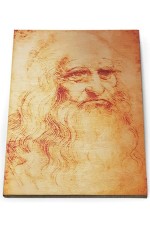 Čestitka - Da Vinci, Self Portrait