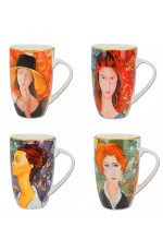 Šolje - set 4, Modigliani, 350 ml