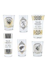 Čaše set 6 - GOT, Black And Gold