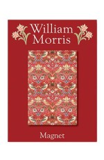 Magnet - William Morris, Strawberry Thief, Red