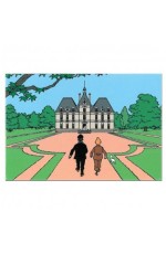 Magnet - Tintin, Snowy and Haddock, Moulinsart Castle