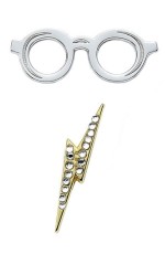 Bedževi set 2 - HP, Glasses and Lightning Bolt
