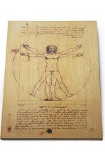Čestitka - Da Vinci, Vitruvian Man