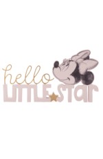 Dekoracija - Disney, Minnie, Hello Little Star, Mantel Plaque, Pink