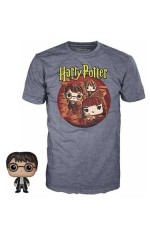 Set majica i figura POP! - HP, Trio, L
