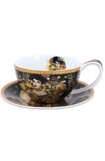 Šolja sa tacnom - Klimt, Adele Bloch-Bauer, Black, 360 ml
